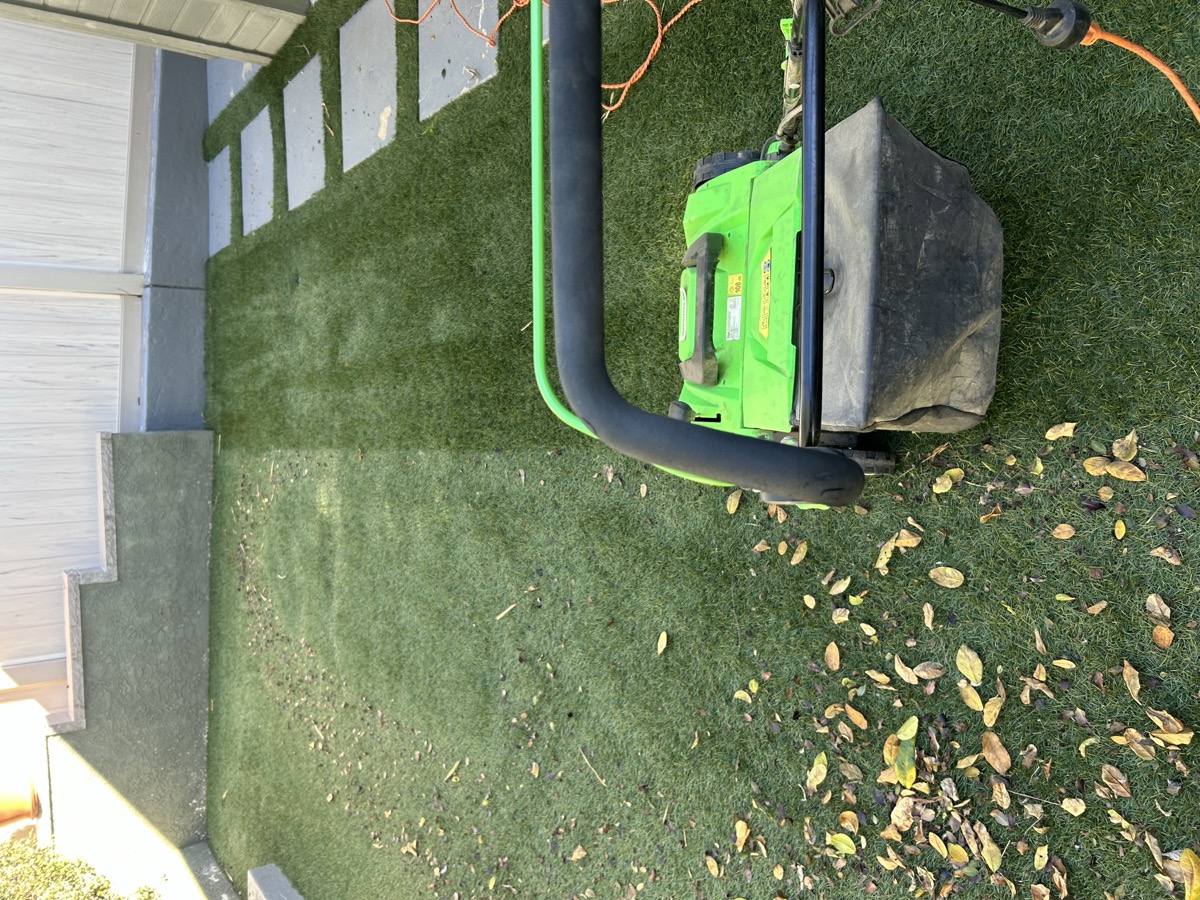 Artificial grass cleaning company servicing a home in Poway, San Diego
